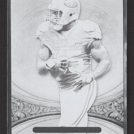 2013 Topps Triple Threads Vernon Davis #73 Black Printing Plate 1/1
