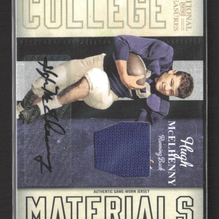 2009 Donruss National Treasures College Materials Hugh McElhenny #30 40/99 Auto