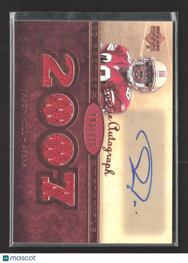 2007 Upper Deck Premier Jason Hill #135 103/125 Event-Worn Materials Auto