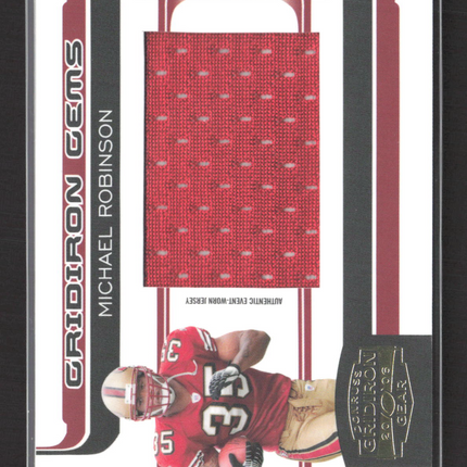 2006 Donruss Playoff Gridiron Gear Michael Robinson #220 Jersey /150