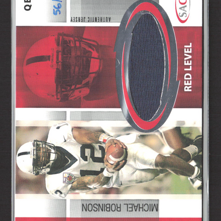 2005 SAGE HIT Red Level Michael Robinson #J14 56/99 Authentic Jersey