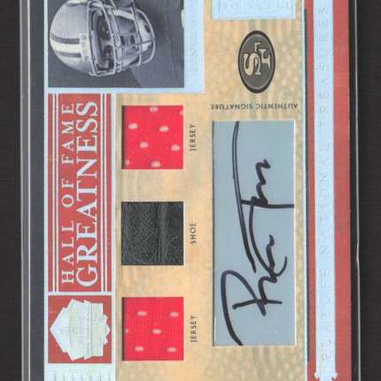 2006 Playoff National Treasures Hall of Fame Ronnie Lott #HOFG-RL 14/49 Auto