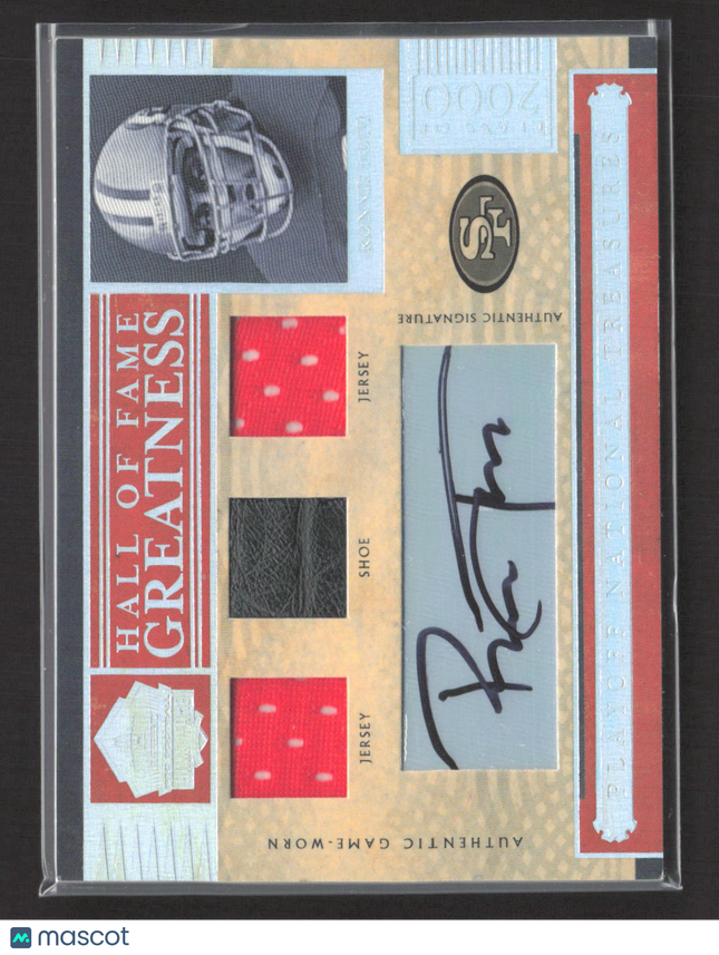 2006 Playoff National Treasures Hall of Fame Ronnie Lott #HOFG-RL 14/49 Auto