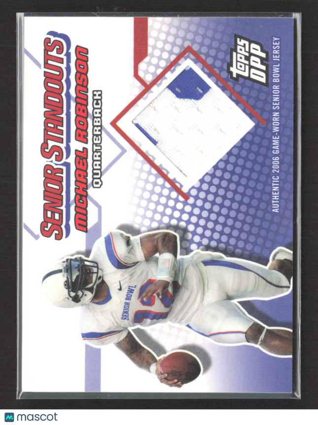 2006 Topps Draft Picks & Prospects Michael Robinson #SS-MR 2006 Game-Worn