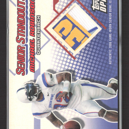 2006 Topps Draft Picks Michael Robinson #SS-MR Game-Worn Senior Bowl Patch