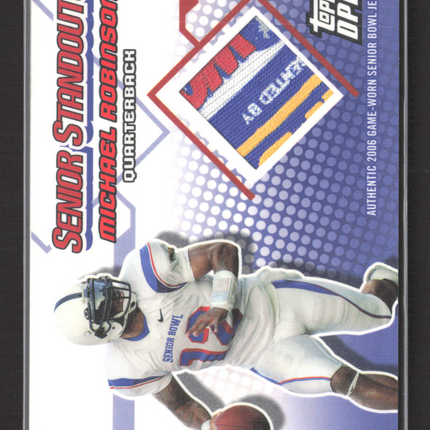 2006 Topps Draft Picks & Prospects Michael Robinson #SS-MR Game Worn Logo Patch