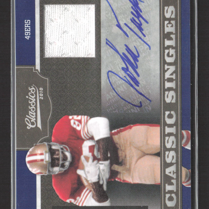 2010 Panini Classics Classic Singles John Taylor #16 Jersey Patch 13/15 Auto