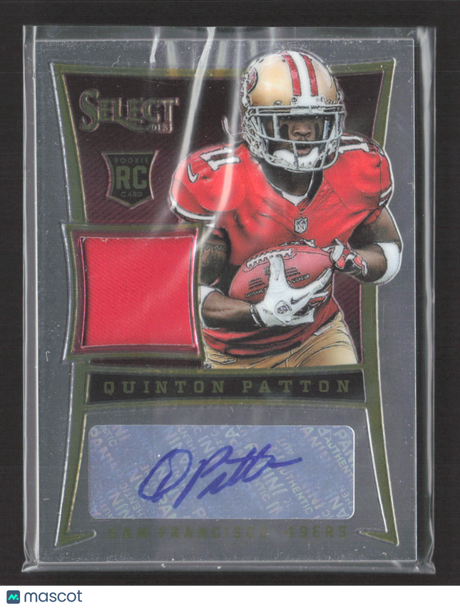 2013 Panini Select Quinton Patton #227 Patch RC Auto /499