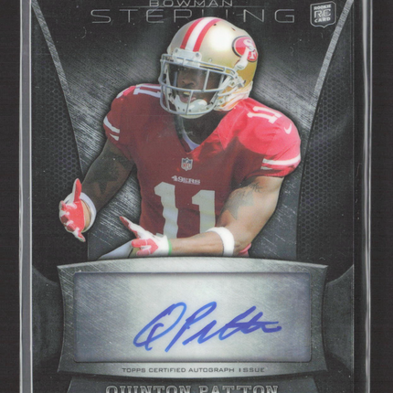 2013 Bowman Sterling Quinton Patton #BSA-QP RC Auto