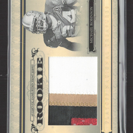 2006 National Treasures Michael Robinson #134 Authentic Game-Worn Prime 02/10