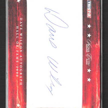 2007 TRISTAR Hidden Treasures Signa Cuts Dave Wilcox #DW Cut 046/150 Auto