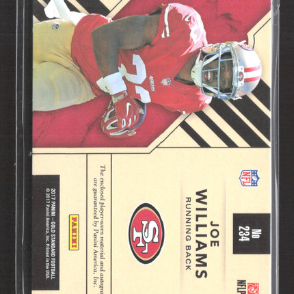 2017 Panini Gold Standard Joe Williams #234 64/99 Patch RC Auto