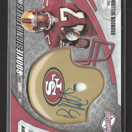 2006 Upper Deck Sweet Spot Rookie Signatures Brandon Williams #215 Auto