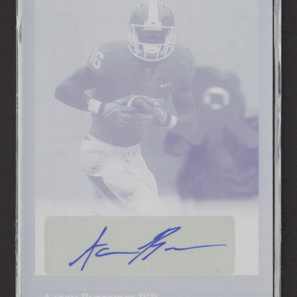 2016 Leaf Football Aaron Burbridge #BG-AB1 Printing Plate 1/1 Auto