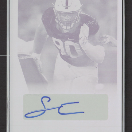 2017 Leaf Football Solomon Thomas #UBA-ST1 Printing Plate 1/1 Auto