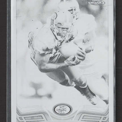 2013 Topps Chrome Anquan Boldin #129 Black Printing Plate 1/1