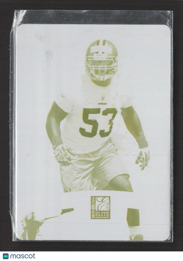 2010 Panini Donruss Elite NaVorro Bowman #172 Yellow Printing Plate 1/1