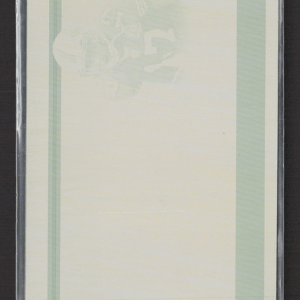 2007 Donruss National Treasures Brandon Williams #117 Yellow Printing Plate 1/1