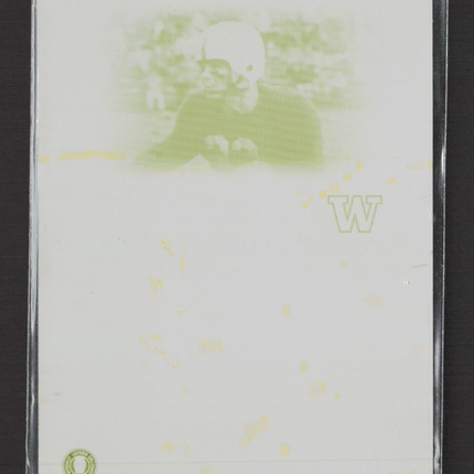 2008 Press Pass Legends Hugh McElhenny #58 Yellow Printing Plate 1/1