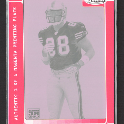 2007 Topps Finest Jason Hill #133 Magenta Printing Plate 1/1
