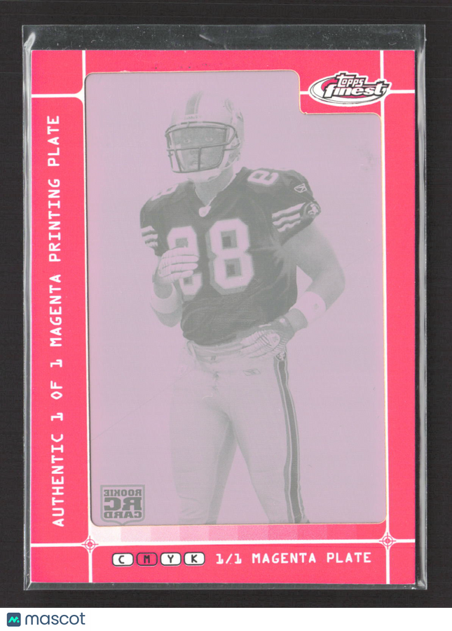 2007 Topps Finest Jason Hill #133 Magenta Printing Plate 1/1