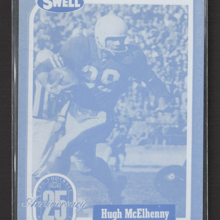1988 Swell Pro Football Hall of Fame Hugh McElhenny Blue Tint 1/1