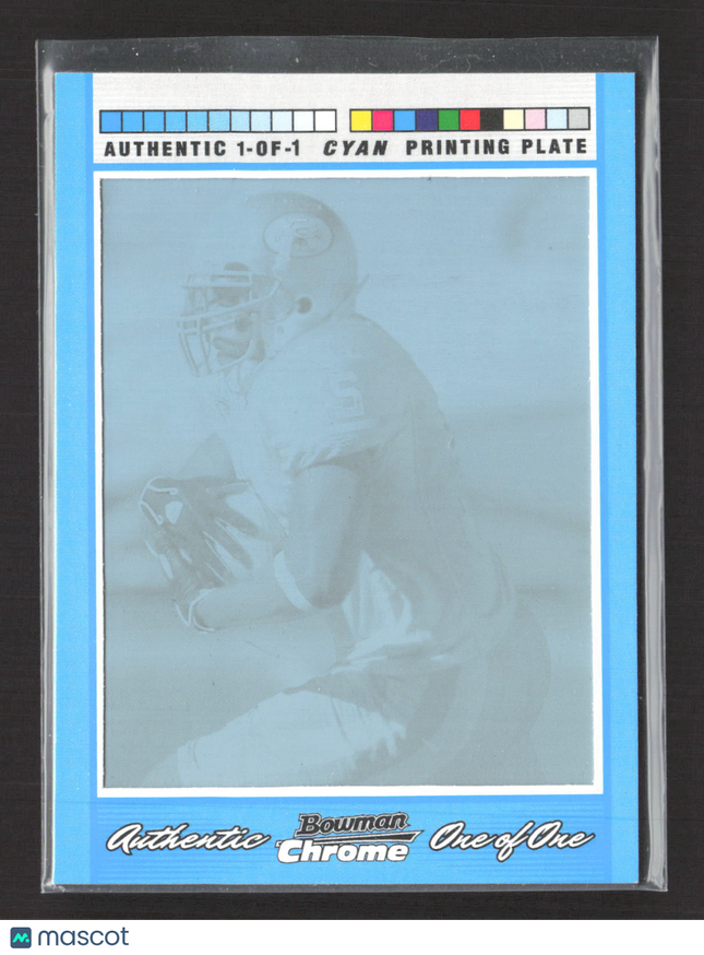 2007 Bowman Chrome Frank Gore #BC135 Cyan Printing Plate 1/1