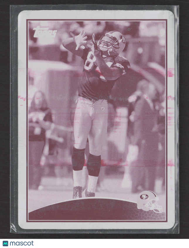 2009 Topps Football Josh Morgan #104 Magenta Printing Plate 1/1