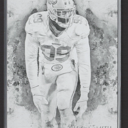 2014 Topps Inception Aldon Smith #99 Printing Plate Black 1/1