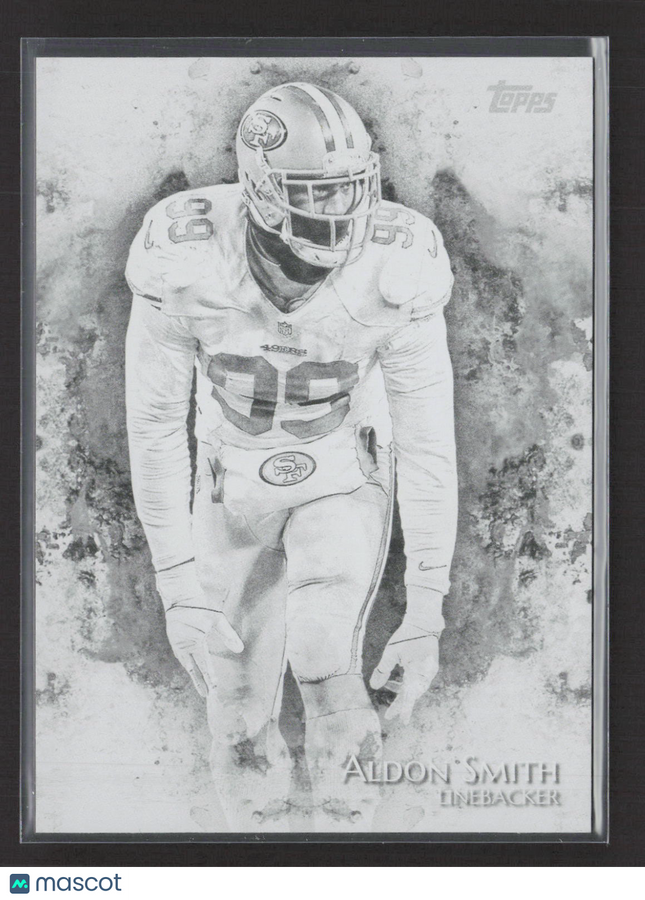 2014 Topps Inception Aldon Smith #99 Printing Plate Black 1/1