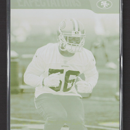2018 Panini Plates & Patches Certified Reuben Foster #19 Yellow Printing 1/1