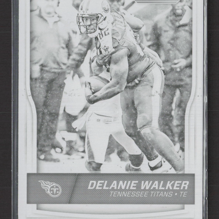 2016 Panini Score Football Delanie Walker #314 Black Printing Plate 1/1
