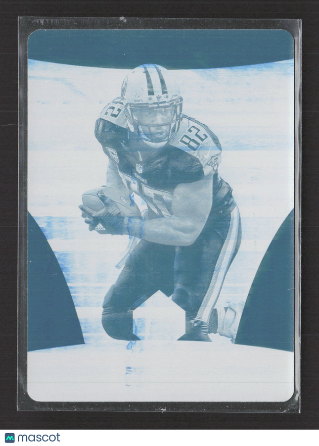 2016 Panini Limited Football Delanie Walker #81 Cyan Printing Plate 1/1