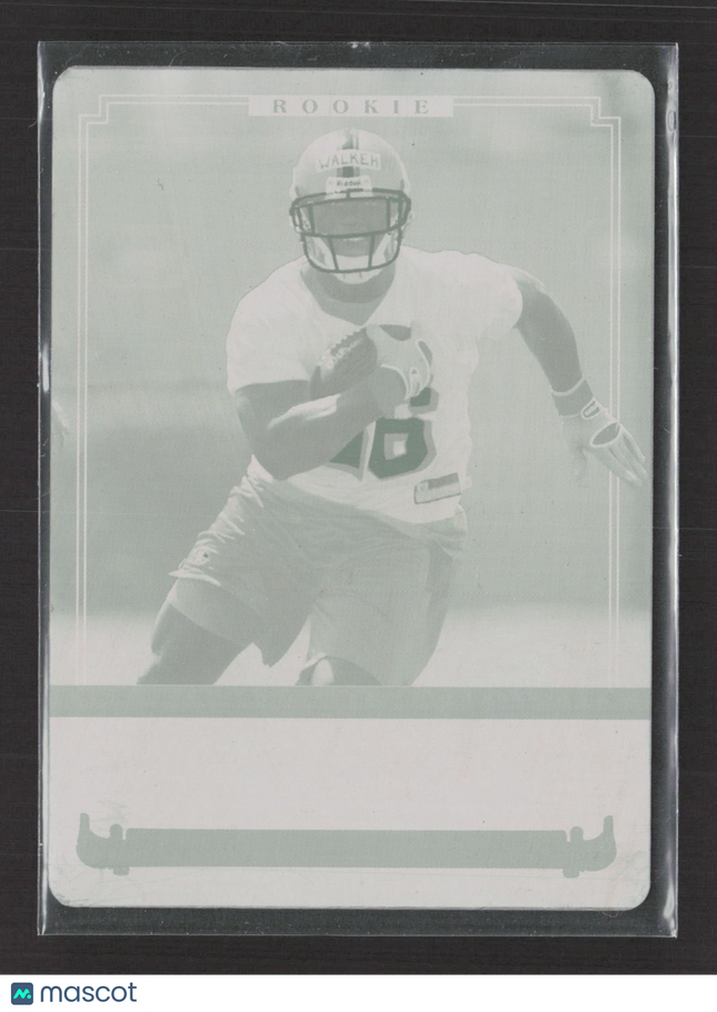 2007 Donruss Classics Football Delanie Walker #178 Magenta Printing Plate 1/1