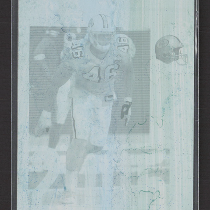 2007 Donruss Playoff Contenders Delanie Walker #192 Cyan Printing Plate 1/1