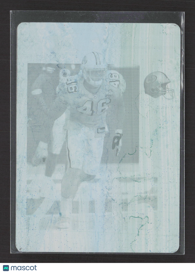 2007 Donruss Playoff Contenders Delanie Walker #192 Cyan Printing Plate 1/1