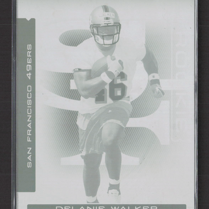 2007 Playoff Absolute Football Delanie Walker #247 Magenta Printing Plate 1/1