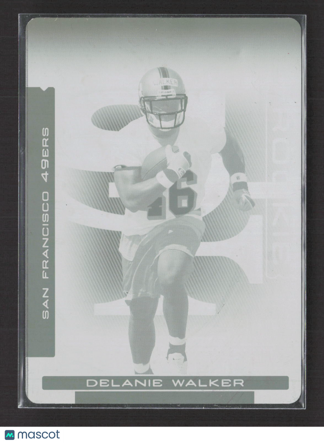 2007 Playoff Absolute Football Delanie Walker #247 Magenta Printing Plate 1/1