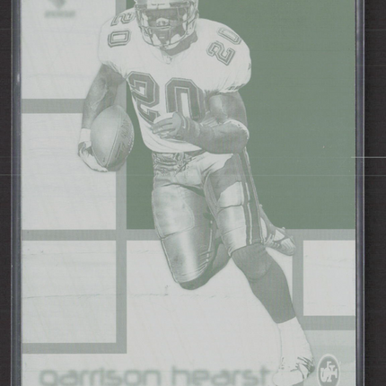 1998 Flair Showcase Row 0 Garrison Hearst #20 Cyan Printing Plate 1/1