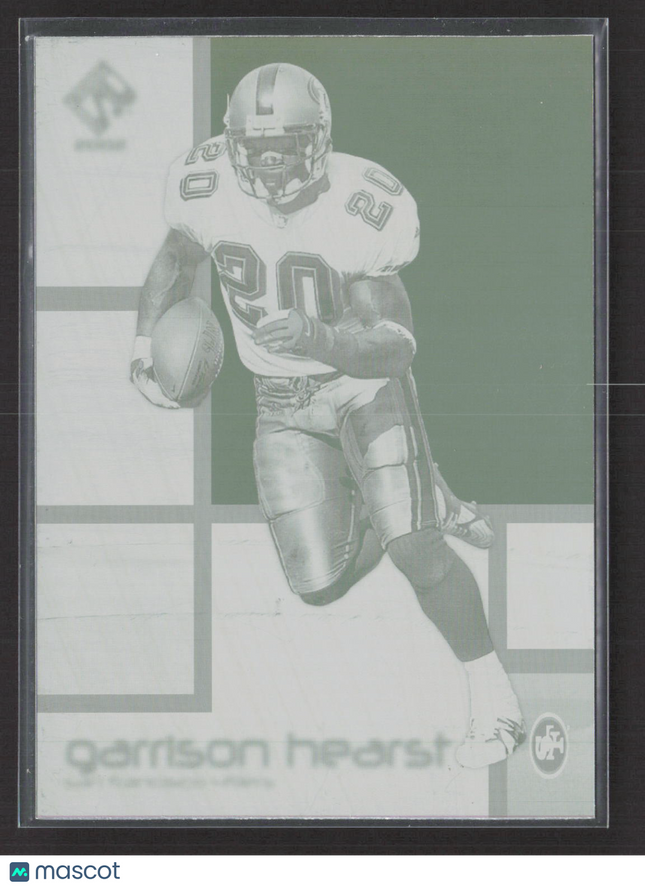 1998 Flair Showcase Row 0 Garrison Hearst #20 Cyan Printing Plate 1/1