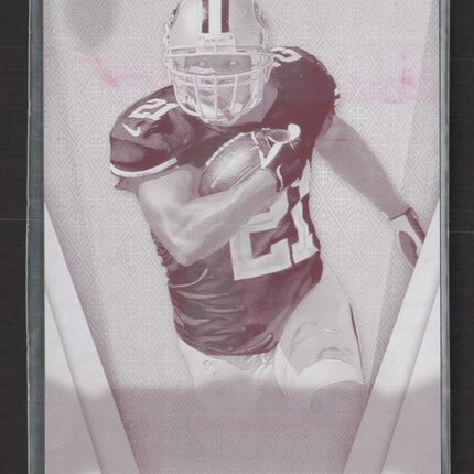 2012 Topps Supreme Frank Gore #74 Magenta Printing Plate 1/1