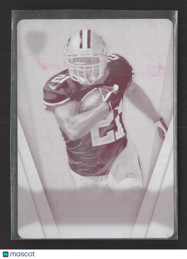 2012 Topps Supreme Frank Gore #74 Magenta Printing Plate 1/1