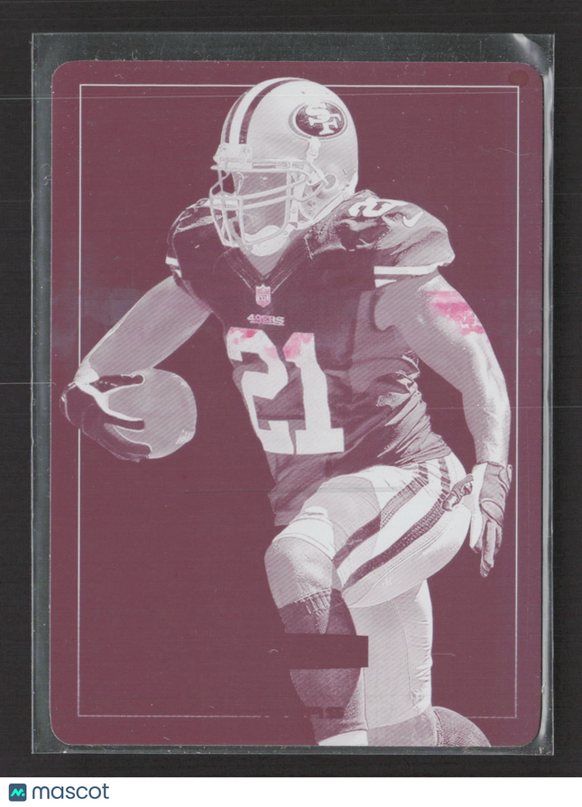 2014 Panini Rookies and Stars Frank Gore #3 Magenta Printing Plate 1/1
