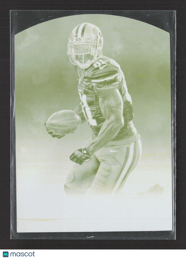 2015 Panini Crown Royale Anquan Boldin #1 Yellow Printing Plate 1/1