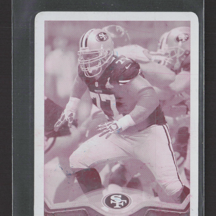 2013 Topps Mini Mike Iupati #29 Magenta Printing Plate 1/1