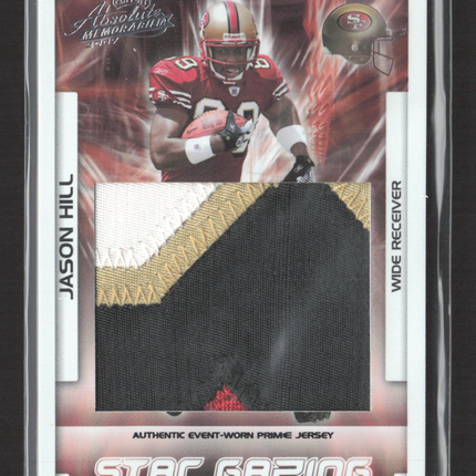 2007 Playoff Absolute Memorabilia Star Gazing Jason Hill #SG-17 Prime Jersey /25