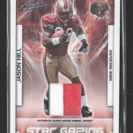 2007 Playoff Absolute Memorabilia Star Gazing Jason Hill #SG-17 Prime Jersey /50