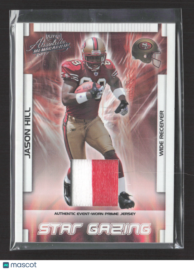 2007 Playoff Absolute Memorabilia Star Gazing Jason Hill #SG-17 Prime Jersey /50