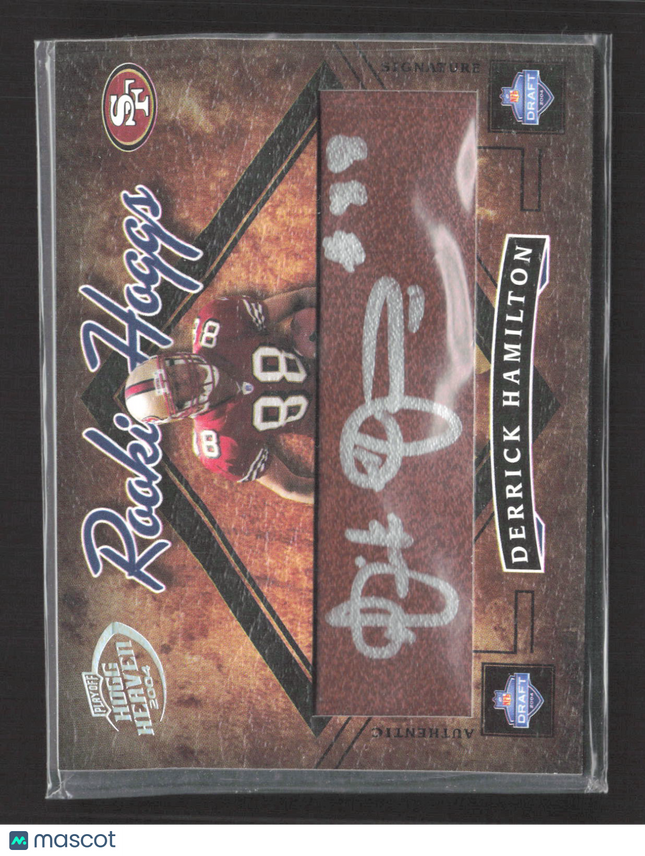 2004 Playoff Hog Heaven Rookie Hoggs Derrick Hamilton #RH-40 061/150 Auto