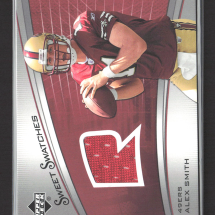 2005 Upper Deck Sweet Spot Sweet Swatches Alex Smith #SR-AS Jersey Swatch